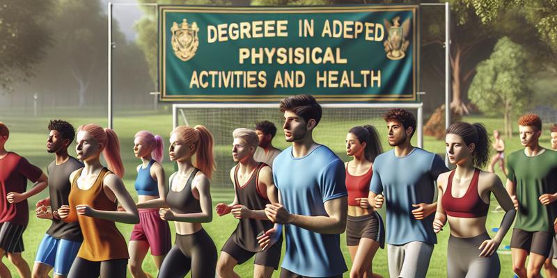Licence STAPS (Sciences et Techniques des Activités Physiques et Sportives) APA et Santé